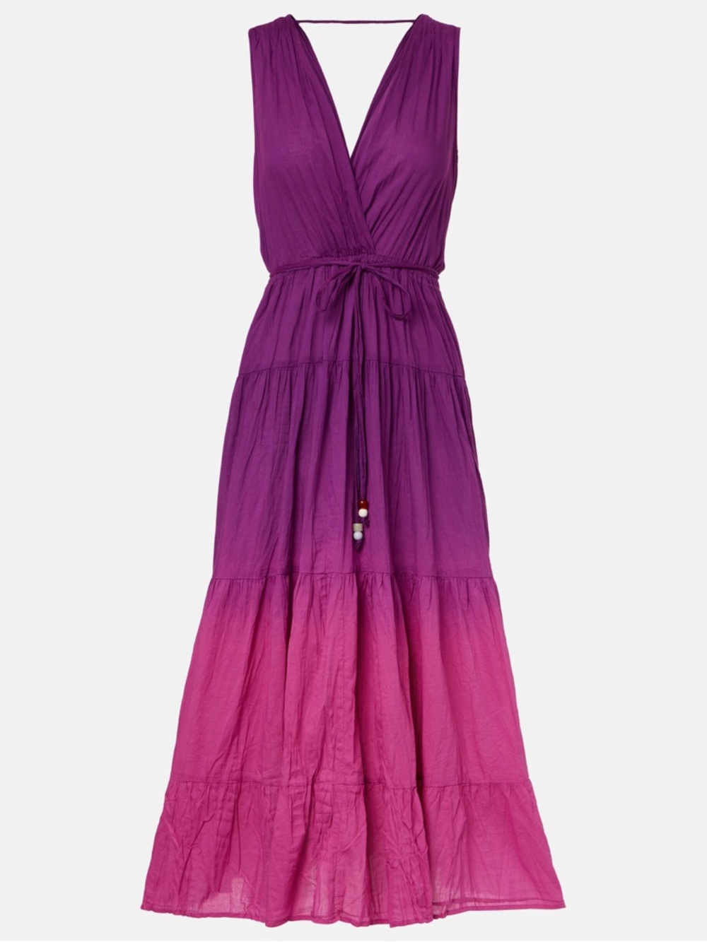 Velvet by Graham & Spencer Marilyn Fuchsia Ombré Midi Dress NWT Size M
